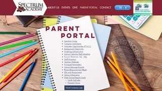 
                            6. Spectrum Academy Parent Portal