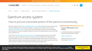 
                            6. Spectrum Access System (SAS) | CommScope