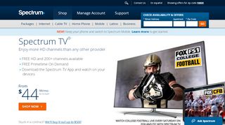 
                            6. Spectrum Cable TV - Digital Cable Television Service Provider