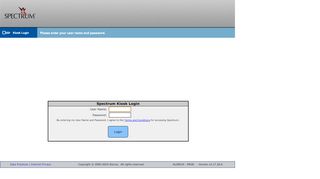 
                            10. Spectrum Kiosk Login