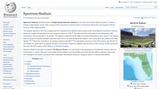 
                            8. Spectrum Stadium - Wikipedia