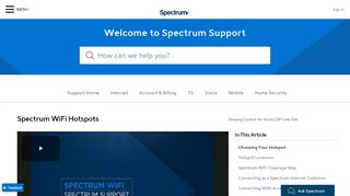 
                            4. Spectrum WiFi Hotspots | Spectrum Support