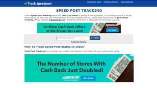 
                            10. Speed Post Tracking