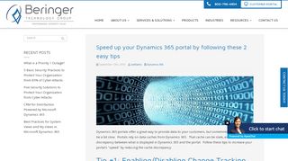 
                            1. Speed up your Dynamics 365 portal by following these 2 easy tips