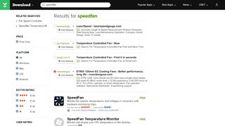 
                            7. Speedfan - Free downloads and reviews - CNET Download.com