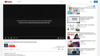 
                            6. Speedify unlimited data trick.Create free accounts - YouTube