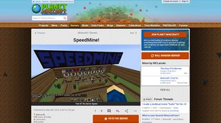 
                            7. SpeedMine! Minecraft Server