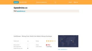 
                            4. Speedmine.cc: GoldStream - Mining Pool | Multi-Coin Wallet ...