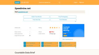 
                            3. Speedmine.net - easycounter.com