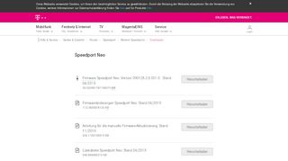 
                            3. Speedport Neo | Telekom Hilfe