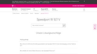 
                            1. Speedport W 921V - telekom.de