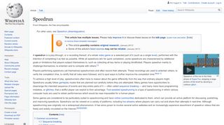 
                            6. Speedrun - Wikipedia