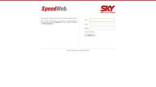 
                            7. SpeedWeb - Login