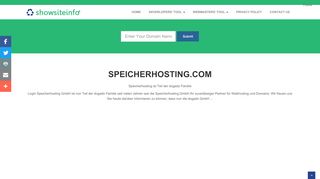 
                            1. speicherhosting.com - Speicherhosting ist Teil der …