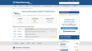 
                            4. Sperry Associates Federal Credit Union Reviews and Rates - New ...