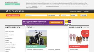 
                            3. Speurders.nl - tweedehands en nieuwe producten …