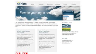 
                            4. Sphinx two-factor authentication with card logon, single sign on and ...