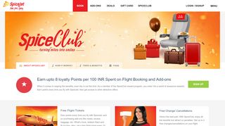 
                            8. SpiceClub - spicejet.com