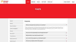 
                            2. SpiceJet Corporate Fares Faqs