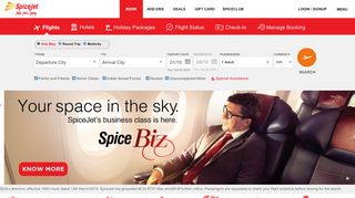 
                            9. SpiceJet - Flight Booking for Domestic and International, Cheap Air ...