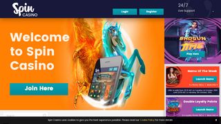 
                            4. Spin Casino - Welcome to world class gaming