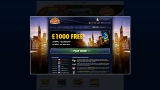
                            3. Spin City Casino - Over 200 Casino Games $500 Free!