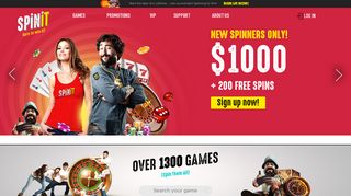 
                            10. Spinit- Online Casino & Slots | $1000 + 200 Free Spins bonus