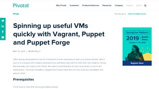 
                            8. Spinning up useful VMs quickly with Vagrant, Puppet and ...