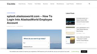 
                            9. splash.alaskasworld.com - How To Login Into AlaskasWorld ...