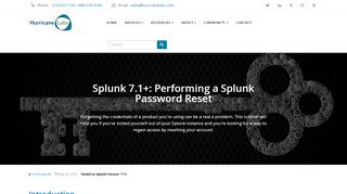 
                            8. Splunk 7.1+: Performing a Splunk Password Reset