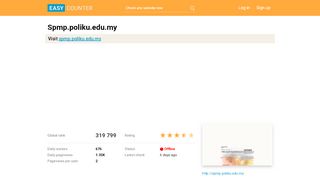 
                            6. Spmp.poliku.edu.my - Easy Counter