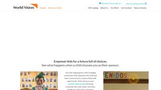 
                            10. Sponsor A Child | World Vision