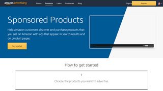 
                            1. Sponsored Products | Amazon Advertising