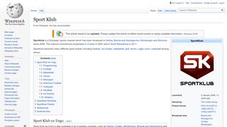 
                            4. Sport Klub - Wikipedia