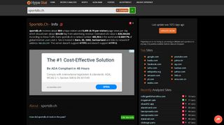 
                            7. Sportdb : SPORTdb - traffic statistics - HypeStat