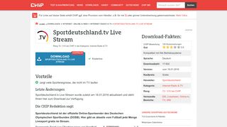 
                            8. Sportdeutschland.tv Live Stream - Download - CHIP