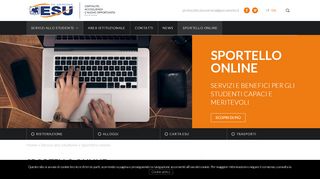 
                            5. Sportello online - ESU Verona