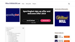 
                            9. Sportingbet sign up offer and welcome offer 2019 ...