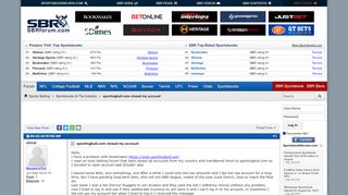 
                            4. sportingbull.com closed my account - Sportsbook Review