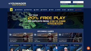 
                            8. Sports Betting, Live Betting, and Casino | Youwager.lv