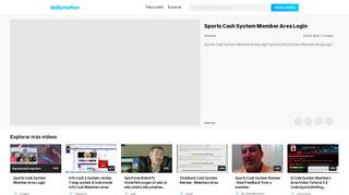 
                            6. Sports Cash System Member Area Login - Vídeo …