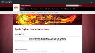 
                            9. Sports Engine- How to Instructions - Northfield Fastpitch Softball