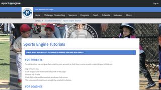 
                            6. Sports Engine Tutorials - Peter Stuyvesant Little League