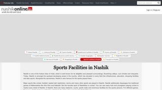 
                            5. Sports in Nashik, Sports Facilities in Nashik, Stadiums in ...