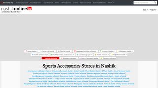 
                            6. Sports Stores in Nashik, Sports Accessories Shops in Nashik