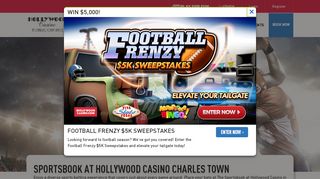 
                            6. Sportsbook & Casino | Hollywood Casino Charles Town