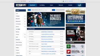 
                            2. Sportsbook, Sports Betting & Online Wagering at BetUS ... - Betus.com