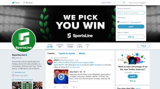 
                            6. SportsLine (@SportsLine) | Twitter