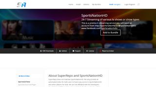 
                            3. SportsNationHD addon for Kodi and XBMC - SuperRepo