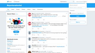 
                            4. #sportsnationhd hashtag on Twitter